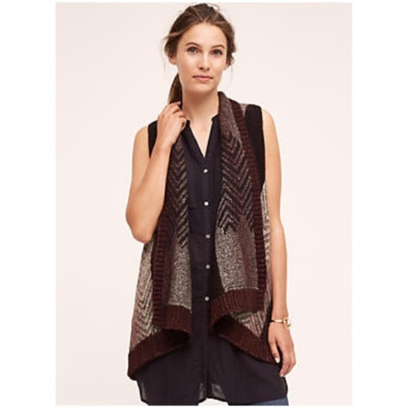 Anthropologie Jackets & Blazers - Anthropologie Sleepng on Snow Mabli vest wool
